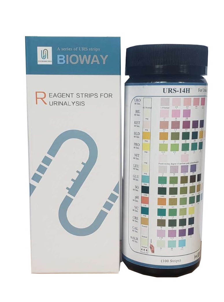 URS-14H Смужки реагентні для аналізатора сечі BW-300